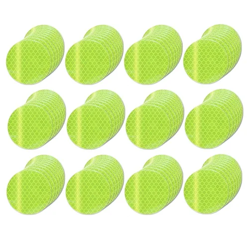Miniatura 191 de Cinta reflectante blanca de 4 pulgadas, adhesivo de seguridad de advertencia impermeable para exteriores (10 pies)