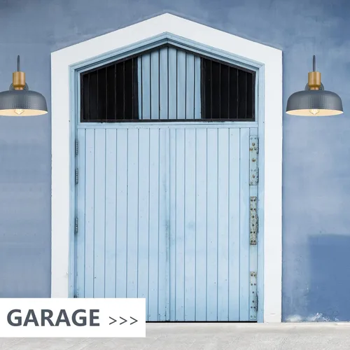 Miniatura 7 de Darkaway Lámparas de pared modernas de granero, apliques con pantalla de metal martillado, iluminación azul para luces de porche de patio