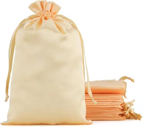 Miniatura 34 de Bolsas de regalo pequeñas de satén negro, 30 unidades de 3 x 4 con cordón, para aula de niños, boda, cumpleaños, graduación, recuerdos de fiesta