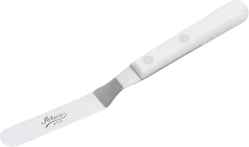 Miniatura 5 de Ateco Hoja recta de acero inoxidable de 4 pulgadas, mango de plástico, espátula de glaseado apta para lavavajillas, pequeña