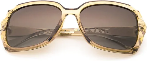 Miniatura 3 de LECKIRUT - Lentes de sol de gran tamaño para mujer, lentes de sol clásicos y a la moda con protección UV polarizada