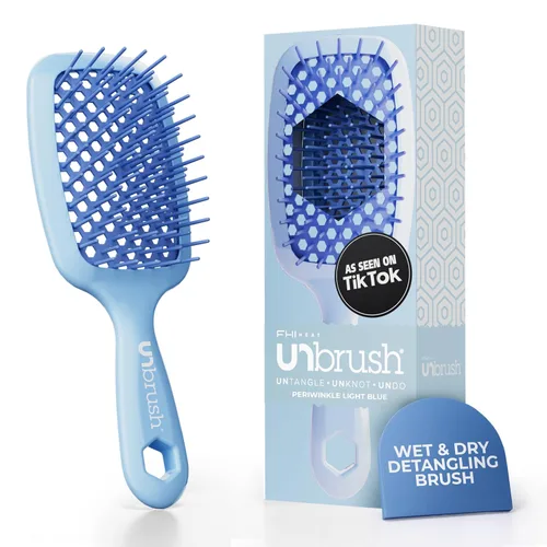 Miniatura 10 de FHI Heat UNbrush - Cepillo desenredante para cepillar sin dolor en cabello húmedo o seco — Cerdas antiestáticas DuoFlex duraderas, mango ligero