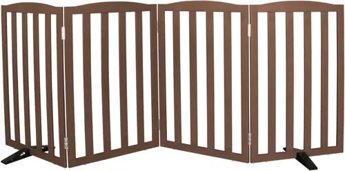Miniatura 18 de Puerta para Perros Independiente para Interiores, Puerta para Perros Plegable, Puertas para Mascotas para Entradas, Escaleras o Pasillos, Puerta
