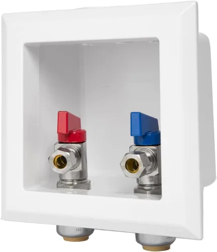 Miniatura 5 de EFIELD Pex Caja de salida de grifo premontada, entrada Pex de púas de 1/2 pulgada con válvula de bola de 1/4 vuelta instalada para suministro