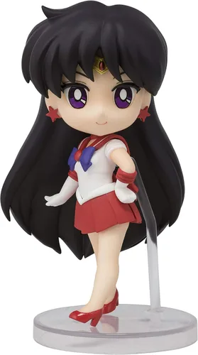 TAMASHII NATIONS - Pretty Guardian Sailor Moon - Sailor Mars, Figura Mini de Acción de Bandai Spirits Figuarts Marinero Marte