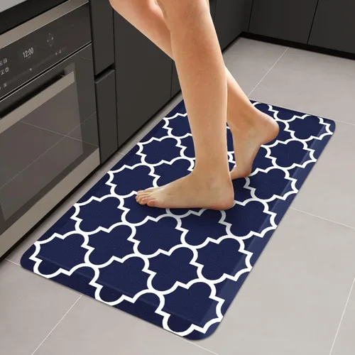 Miniatura 21 de WISELIFE - Tapete antifatiga para piso de 4/5 pulgadas, tapete de cocina antideslizante, impermeable, resistente, ergonómico, cómodo, duradero