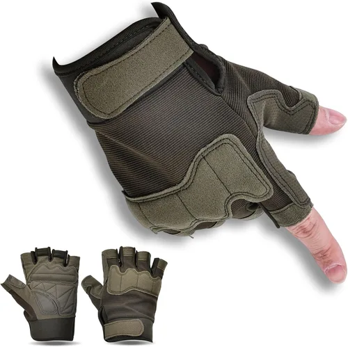 Miniatura 9 de Guantes de levantamiento de pesas, guantes de gimnasio para hombres y mujeres, protección completa de la palma para deportes, levantamiento