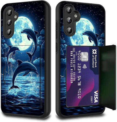 Miniatura 9 de Funda híbrida de doble capa con función atril para Samsung Galaxy A16 5G de 6.9 pulgadas, diseño de vaca con bandera estadounidense