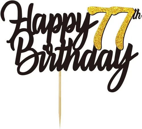 Miniatura 61 de Decoración para tarta de cumpleaños número 24 con purpurina para 24 años, decoraciones de cumpleaños de 24 años, decoraciones doradas para tartas