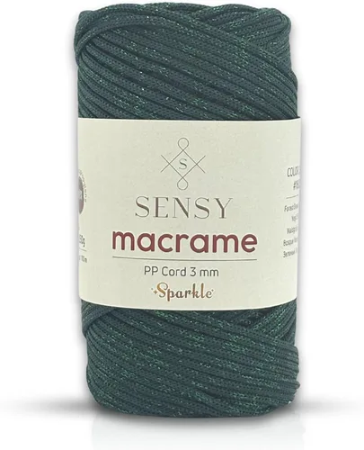Miniatura 84 de Sensy - Cuerda de poliéster prémium de 0.118 pulgadas (0.118 in), 131 yardas, 100% polipropileno, cordón de macramé, cuerda de ganchillo de 0.118