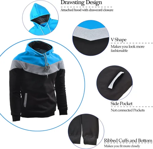 Miniatura 5 de Mooncolour - Sudadera con capucha, deportiva, para exteriores, para hombre