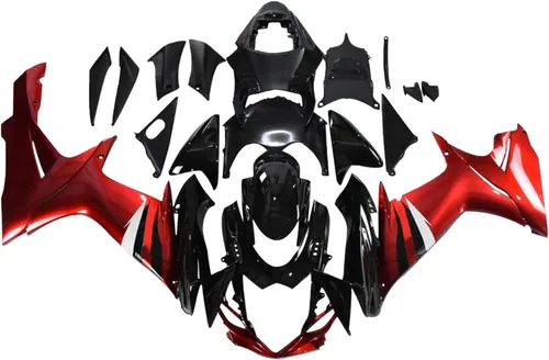 Miniatura 321 de Kit de carenado de inyección azul, negro y blanco para Suzuki GSXR600 GSX750 2006 2007 GSXR 600 GSX-R750 06 07 ABS Carenado de plástico completo