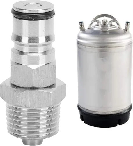 Miniatura 6 de TOPINCN Ball Lock Post 18 Ball Lock Adapter Lock Post Lock Male 1/2In Npt Kit Adaptador de rosca con para barriles Kegging