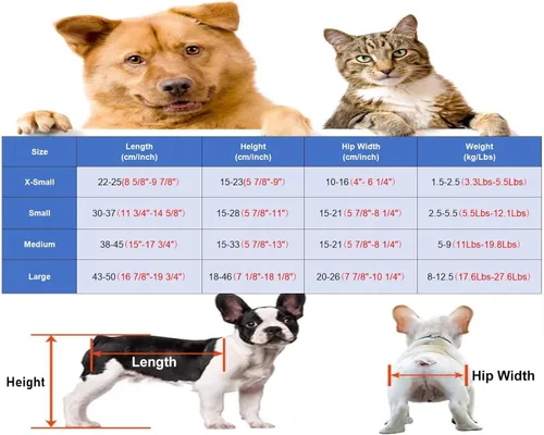 Miniatura 6 de Silla de ruedas ajustable para perros, ayuda de movilidad para patas traseras, cochecito ligero para perros con 4 ruedas, soporte y soporte