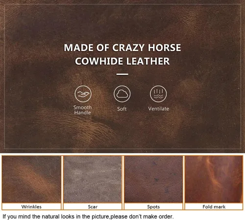 Miniatura 8 de Top Grain Leather - Maletín delgado para laptop de 15.4 pulgadas, diseño vintage con 5 bolsillos, hecho a mano, compatible con MacBook Pro/Air de 5