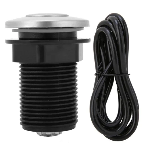 Chatarra de basura de 1.260 in, kit de manguera neumática con botón automático de autobloqueo, fácil de instalar