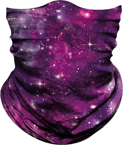 Miniatura 29 de Obacle Bandana sin costuras, máscara facial rave, para mujeres y hombres, para protección contra el polvo, el viento y el sol