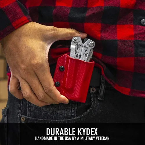 Miniatura 5 de Clip & Carry Kydex Funda para Multiherramienta para Gerber Suspension NXT - Fabricada en Estados Unidos - Funda Portaherramientas Múltiples Cubierta