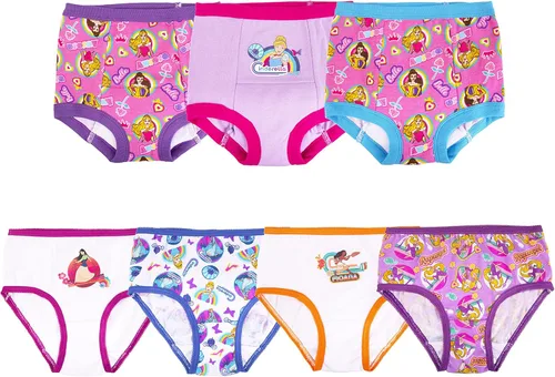 Disney Pantalón de entrenamiento para ir al baño y kit de iniciación de princesa para niñas, incluye calcomanías y tabla de seguimiento, tamaños 2t,