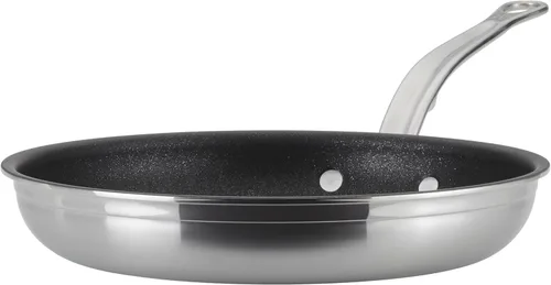 Hestan ProBond Forjado TITUM – Acero inoxidable revestido profesional, antiadherente, sartén, (11 pulgadas) compatible con inducción, fabricado sin