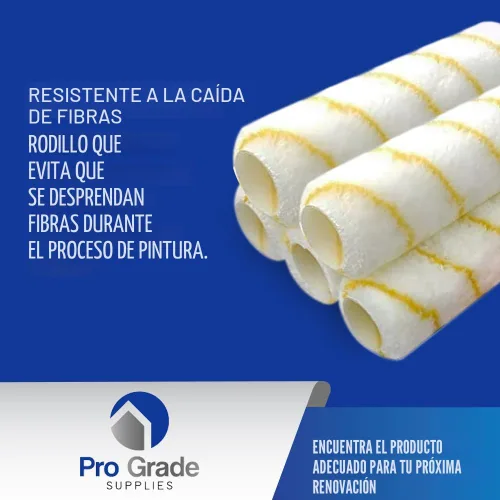 Miniatura 5 de Pro Grade - Cubiertas de rodillos de pintura - Paquete de 5 de microfibra de 1/2 x 9 pulgadas