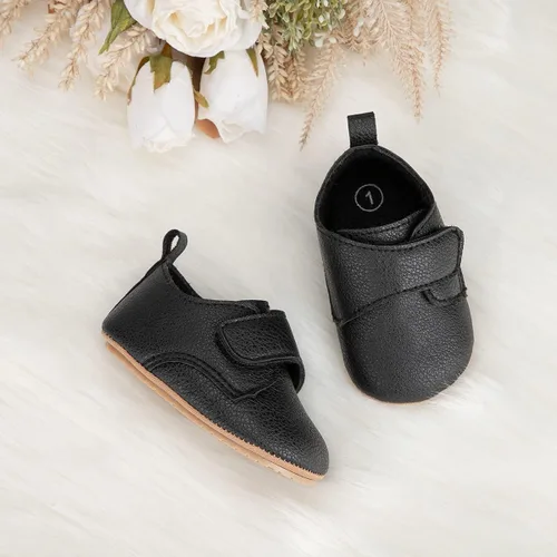 Miniatura 4 de HsdsBebe Zapatos Oxford de piel sintética con suela de goma suave, antideslizantes, para niños y niñas, para caminar, mocasines