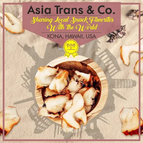 Miniatura 6 de Tako de sepia ahumada y seca Asia Trans Cecina de mariscos hawaianos Bocadillo bajo en grasa y bajo en calorías
