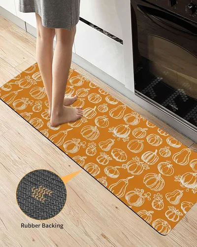 Miniatura 3 de Tapete de baño de Acción de Gracias para bañera, antideslizante, de secado rápido y absorbente, de tierra de diatomeas, fregadero, dormitorio