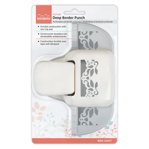 Miniatura 3 de Bira Deep Edger Border Craft Punch, San Valentín, para álbumes de recortes, tarjetas artísticas (Heart-2)