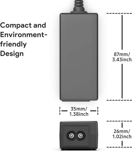 Miniatura 3 de HKY - Adaptador de CA de 22 V compatible con impresora HP 0957-2403 0957-2385 HP Deskjet 1010 1012 1510 (no PSC 1510) 1512 1513 1514 1518 2515 2548