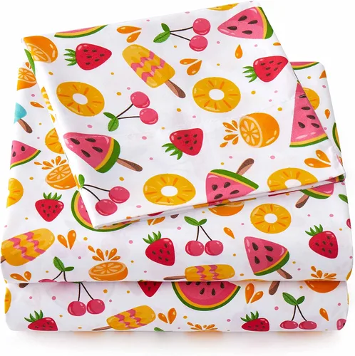 Miniatura 7 de Colección de sábanas para niños 1500 Supreme - Juego de sábanas coloridas, divertidas y cómodas para niños y niñas. Bolsillo profundo, no se