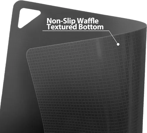 Miniatura 2 de WK - Tablas de cortar de plástico flexible para la cocina, alfombrilla de corte flexible antideslizante, láminas de corte delgadas, sin BPA, aptas