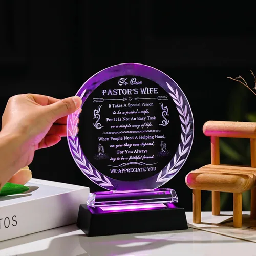 Miniatura 6 de Regalos para la esposa del pastor (esposa del pastor - Olive+LUZ LED)