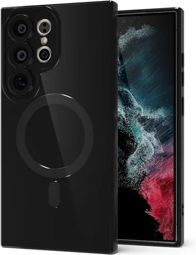 Miniatura 79 de Svanove para Samsung Galaxy S22 Funda de teléfono de silicona magnética, compatible con Magsafe, linda para mujeres, brillante color brillante, gel