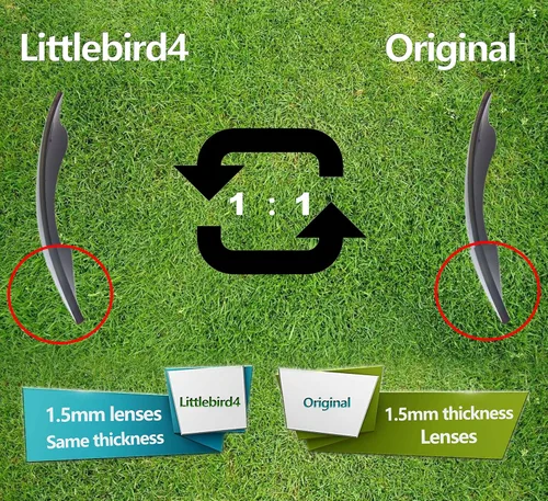 Miniatura 4 de Littlebird4 Lentes de repuesto polarizadas de 0.059in para gafas de sol Oakley M2 Frame OO9212 - Varias opciones