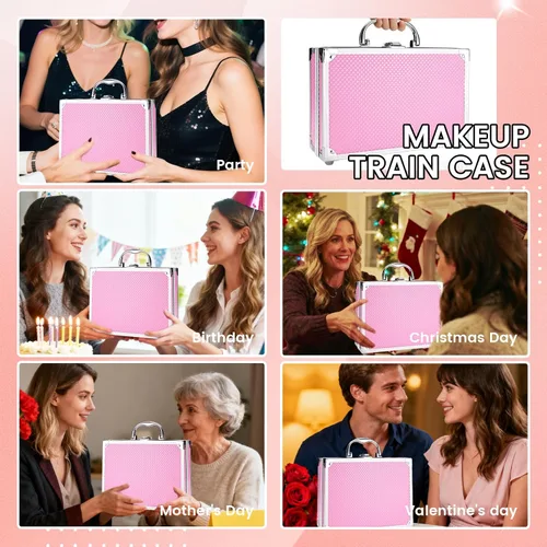 Miniatura 7 de Kit de maquillaje para mujeres y niñas, juego de regalo de maquillaje de moda para principiantes, profesionales, viajeros con estuche, esencial