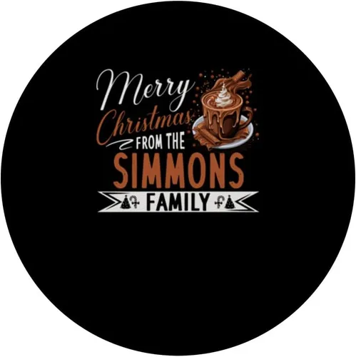 Miniatura 3 de Simmons Family Christmas Costume Hot Chocolate Matching PopSockets MagSafe PopGrip for iPhone