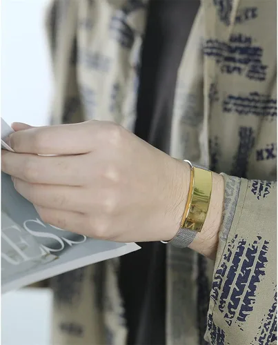 Miniatura 4 de Pulsera de fotos personalizada con imagen personalizada para él pulsera de imagen con nombre fecha imagen acero inoxidable ajustable pulsera
