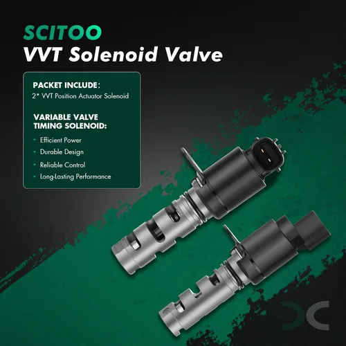 Miniatura 2 de SCITOO Solenoide de sincronización variable de control (VVT) 2010-2011 para Hyundai Genesis Coupe 2010-2012 para Hyundai Santa Fe