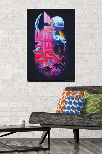 Miniatura 2 de Trends International Póster de pared de DC Comics Movie Blue Beetle Versión sin marco