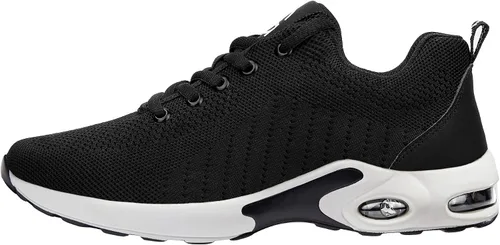 Miniatura 2 de Tinefiy Steel Toe Shoes Men Women Lightweight Air Cushion Safety Sneakers Slip Resistant Work Sneakers Safety Toe Tennis Shoes Indestructible Shoe