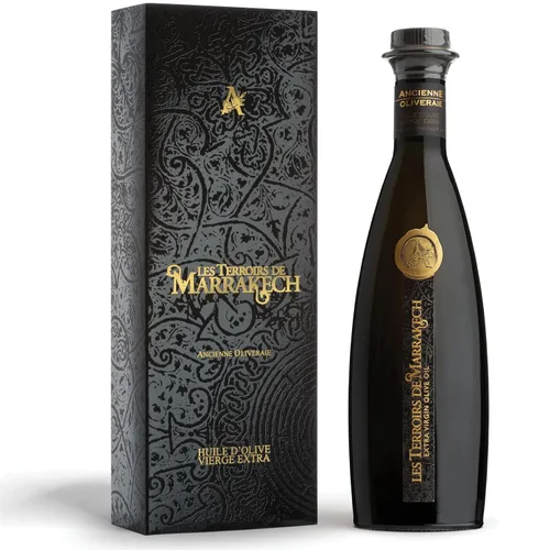 Miniatura 9 de Caja de Regalo de Aceite de Oliva de Les Terroirs De Marrakech Aceite de Oliva Extra Virgen, Polifenol, Rico, Marroquí Prensado en Frío Aceite AOVE