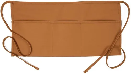 Delantal para adultos, de la marca Fame, con 3 bolsillos, talla única , Nuez moscada