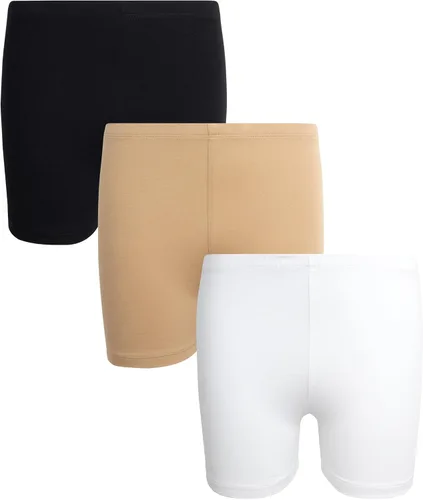 French Toast Pantalones cortos de ciclismo para niñas debajo del vestido, pantalones cortos de baile y volante