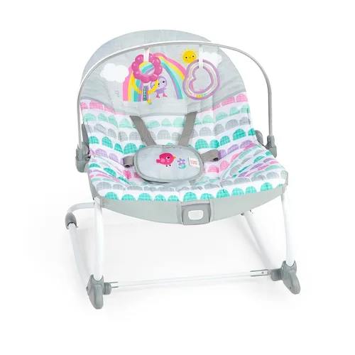 Miniatura 15 de Bright Starts Disney Baby MINNIE Mouse - Mecedora y asiento para bebés y niños pequeños con vibraciones y barra de juguete extraíble, de 0 a 30