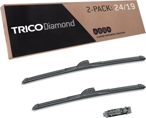 Miniatura 61 de TRICO Gold 21" + 19" Juego de 2 limpiaparabrisas de repuesto automotriz de primera calidad, limpiaparabrisas de haz para lado del pasajero