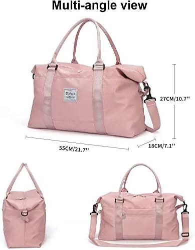 Miniatura 7 de PDD - Bolsa de viaje para gimnasio, bolsa de hombro para mujer