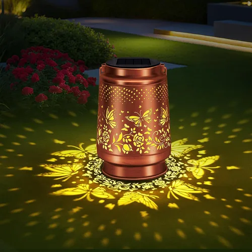 Miniatura 6 de Lámpara Solar de Linterna para Exterior Impermeable, Decoraciones de Jardín, Regalos de Navidad y Cumpleaños para Mujeres, Mamá, Abuela, Decoración