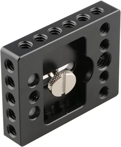 Miniatura 4 de Placa base de cámara CAMVATE con orificio de rosca de 1/4" y 3/8" para jaula de cámara DSLR