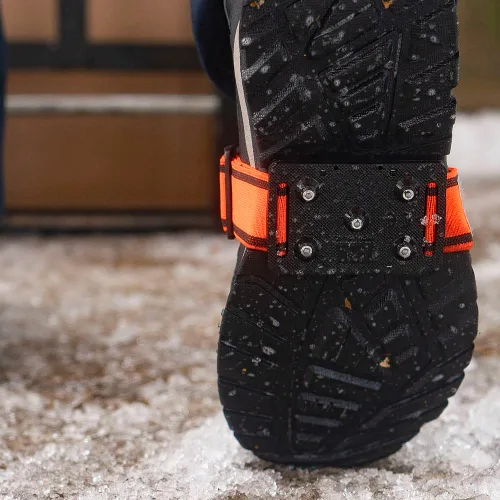 Miniatura 11 de Tacos de hielo K1 de suela media Patas de tracción fáciles de girar para una transición frecuente en interiores y exteriores, conducción o escalada